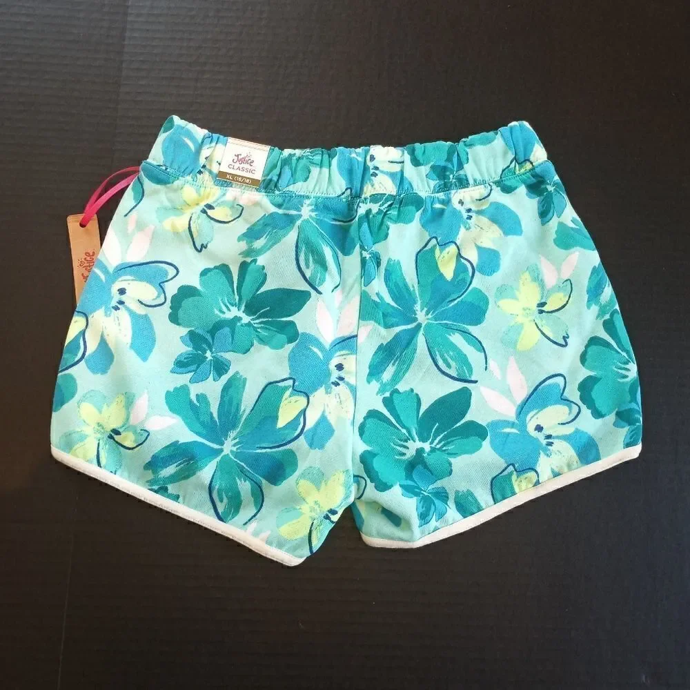 Justice Girls Dolphin Fleece Running, Lounge Shorts